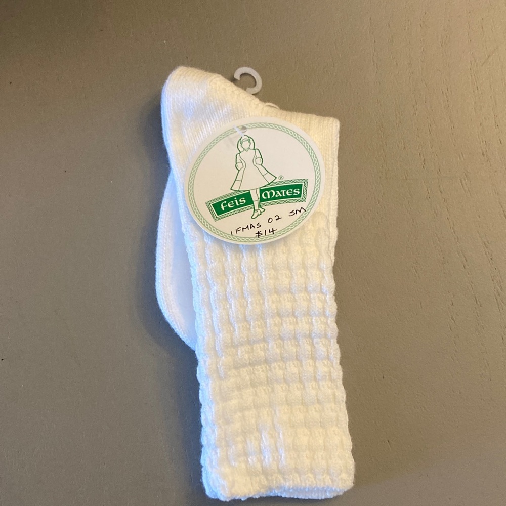White Kids Bubble Socks